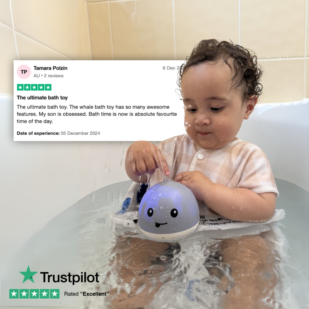 Getsnugly Whale Bath Toy